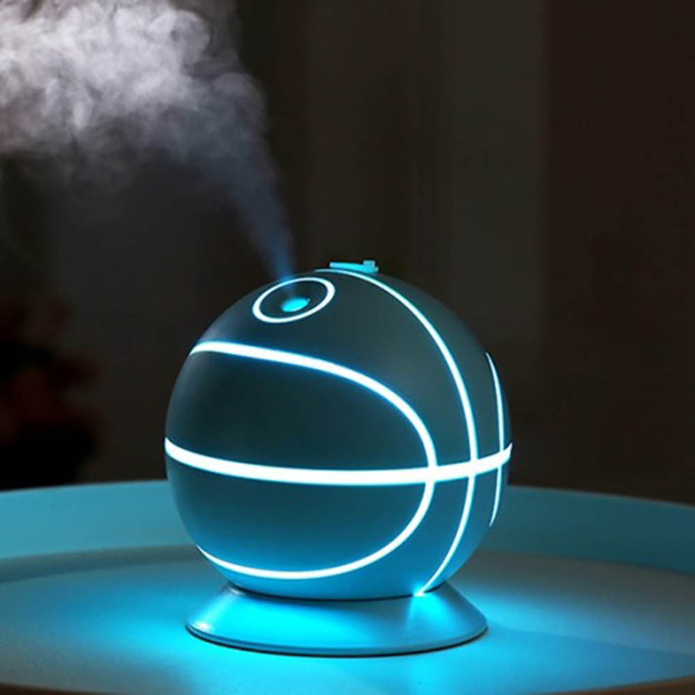무선 LED 농구공가습기 저소음 충전식 미니 가습기